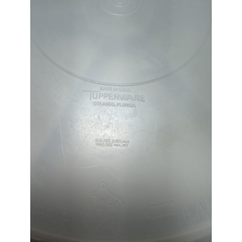 Vintage‎ Tupperware White Party Susan Divided Vegetable Relish Tray w Lid #224-9 - Picture 7 of 10